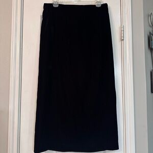 Rafaella Classic Black Midi Skirt